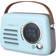 Madison Madison Retro Radio med Bluetooth FM och DAB Ljusblå
