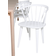 Venture Design Bobby White Kitchen Chair 76cm