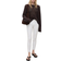 Mango Mid Rise Skinny Jeans - White