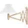 Le Klint Sax 224-1 with Standard Shade Light Oak/White Wall light