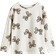 H&M Printed Jersey Top - Cream/Bows (1303341003)