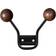 Maze Interior Bill XXS Black/Brown Coat Hook 13.5cm