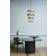 Nordal Erie Black Dining Table 140cm