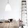 Fritz Hansen Caravaggio P1 Glossy White Pendant Lamp ∅ 16.5cm