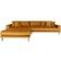 House Nordic Lido Velvet Mustard Yellow Soffa 290cm 4-sits