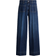 H&M Wide High Jeans - Mörk Denimblå