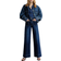 H&M Wide High Jeans - Mörk Denimblå