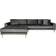 House Nordic Lido Velvet Dark Grey Sofa 290cm 4 Seater