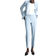 Mango Straight Suit Trousers - Sky Blue