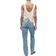 Mango Matilda Medium Rise Straight Fit Jeans - Medium Blue