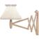 Le Klint Sax 224-1 with Standard Shade Light Oak/White Wall light