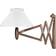 Le Klint Sax 224-1 with Standard Shade Smoked Oak/White Wall light
