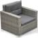 vidaXL 41879 - Grey Loungeset, 1 Bord inkl. 1 Stolar & 1 Soffor