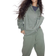 H&M Oversized Zip Through Hoodie - Khaki Green