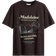 H&M Printed T-shirt - Dark Brown/Croissant