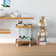 Versa Badeværelse Reol Bambus Træ MDF