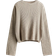 H&M Rib-Knit Jumper - Light Beige Marl