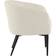 Venture Design Fluffy White Armchair 71cm