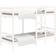 vidaXL 3139845 White Våningssäng 80.5 x195.5cm