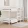 vidaXL 3139845 White Våningssäng 80.5 x195.5cm