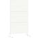 vidaXL Privacy Screen White Steel