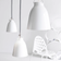 Fritz Hansen Caravaggio P1 Glossy White Pendant Lamp ∅ 16.5cm