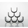 Alessi Noè Black Wine Rack 34.5x27cm
