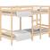 vidaXL 3139844 Natural Bunk Bed 80.5x195.5cm