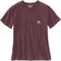 Carhartt Women's Loose Fit Heavyweight Short-Sleeve Pocket T-shirt - Blackberry Heather