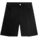 Mango Straight High Waisted Denim Bermuda Shorts - Black Denim