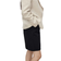 Mango Straight High Waisted Denim Bermuda Shorts - Black Denim