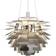 Louis Poulsen Ph Artichoke Stainless Steel/White Pendant Lamp ∅ 60cm
