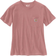 Carhartt Women's WK87 Workwear Pocket Short Sleeve T-Shirt - Rose Tint Heather