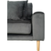 House Nordic Lido Velvet Dark Grey Sofa 290cm 4 Seater