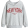H&M Printed Hoodie - Grey Marl/New York (1245286009)