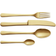 Georg Jensen Copenhagen Matt Gold Cutlery Set 4pcs