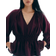 H&M Smocked Blouse - Plum Red