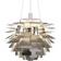 Louis Poulsen Ph Artichoke Bluetooth Stainless Steel/White Pendant Lamp ∅ 60cm