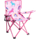 OHS Kids Foldable Unicorn Print Camping Chair - Pink
