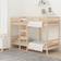 vidaXL 3139844 Natural Bunk Bed 80.5x195.5cm