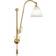 GUBI Bestlite BL5 Brass/Bone China Wall light ∅ 16cm