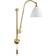 GUBI Bestlite BL5 Brass/White Semi Matt Wall light ∅ 16cm