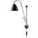GUBI Bestlite BL5 Chrome/Black Semi Matt Wall light ∅ 16cm