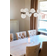 Aneta Molekyl Pewter/Opal White Pendant Lamp 85cm