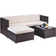 Ebern Designs 4 seat - Brown Outdoor Lounge Set, 1 Table incl. 1 Sofas