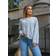 Selected Femme Lulu New Knit Cardigan Noos Dam Stickade Tröja - Grå