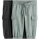 H&M Baby Cargojoggers 2-Pak - Mørkegrå/Støvet Turkis