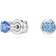 Swarovski Stilla Attract Rundschliff Ohrstecker - Blau