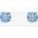 Swarovski Stilla Attract Rundschliff Ohrstecker - Blau