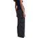 H&M Cotton-Blend Trousers - Black/Striped